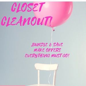 CLOSET CLEAN OUT!!